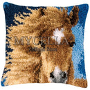 Animals Latch Hook Cushion Pillow Mat DIY Crafts Skull Pattern Cross Stitch Needlework set Crocheting Cushion embroidery pillow