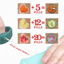 LMETJMA Quick Pull Manueller Gemüsehacker Hand Pull String Food Fleischwolf Slicer Küche Knoblauch Zwiebel Chopper Cutter KC0323