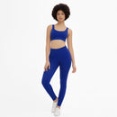 2 Pieces Seamless Fitness Women Yoga Suit Gym Push Up Clothes Workout Sport Set Padded Sports Bra High Waist Legging Sportswear