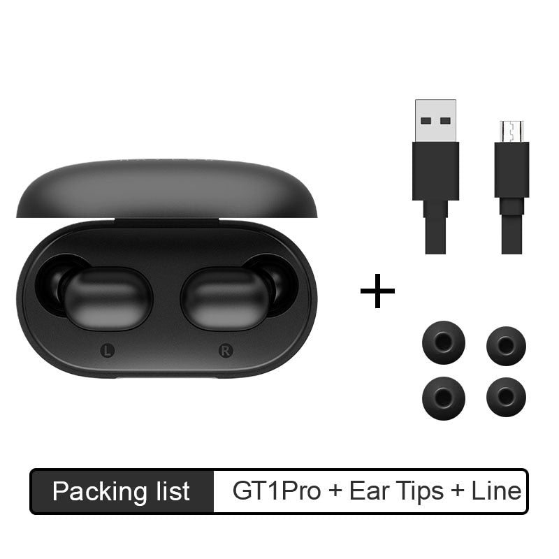 HAYLOU GT1 Pro HD-Stereo-TWS-Bluetooth-Kopfhörer mit langem Akku, kabellose Touch-Control-Kopfhörer mit Dual-Mic-Geräuschisolierung