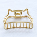 Vintage Metal Hair Claw Cat Ears Hair Clip Hairpin Barrette Retro Vintage Women Girls Hair Styling Tools Hair Accessories Hot