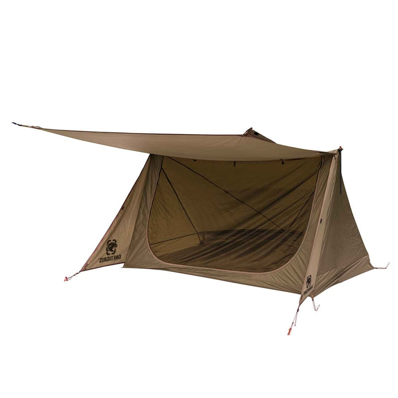 OneTigris 3 Season Zelt BACKWOODS BUNGALOW Ultraleichtes Shelter Zelt im Baker-Stil für Bushcrafter und Survivalisten Camping Wandern