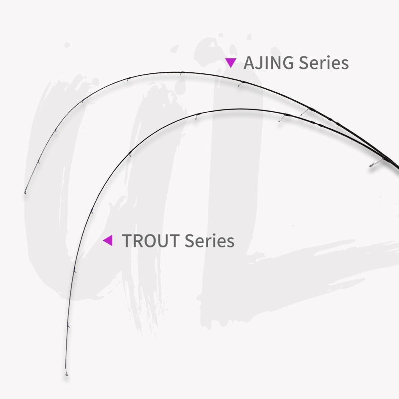 TSURINOYA NEU Ultraleichte AJING-Rute Nur ELF Gewicht 65 g UL L 1,83 m 2,26 m 2 Sek. ROCKFISH Lure Casting Spinning Angelrute