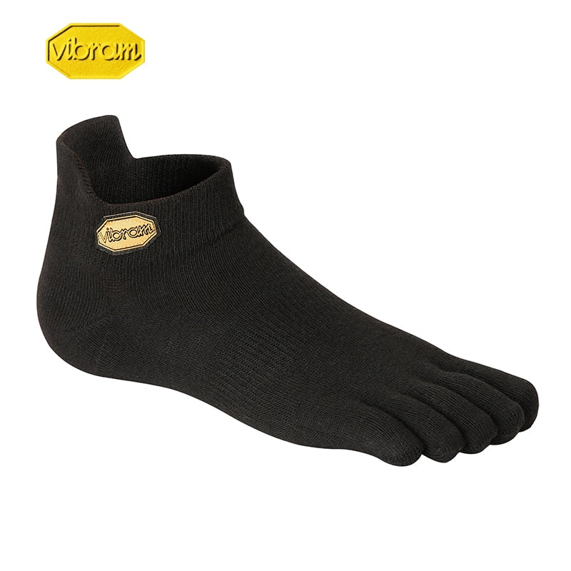 Vibram Five-toe Socks Five Fingers Men Women Spring Summer Outdoor Leisure Sweat-absorbent Wear Sports Low Tube Solid Basketball