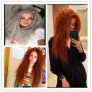 Lydia para mujer, tejido rizado sintético, 3 paquetes/lote, 18 "-22", Color natural, mechones de cabello ondulado gris plateado, extensiones de cabello Jerry Curl