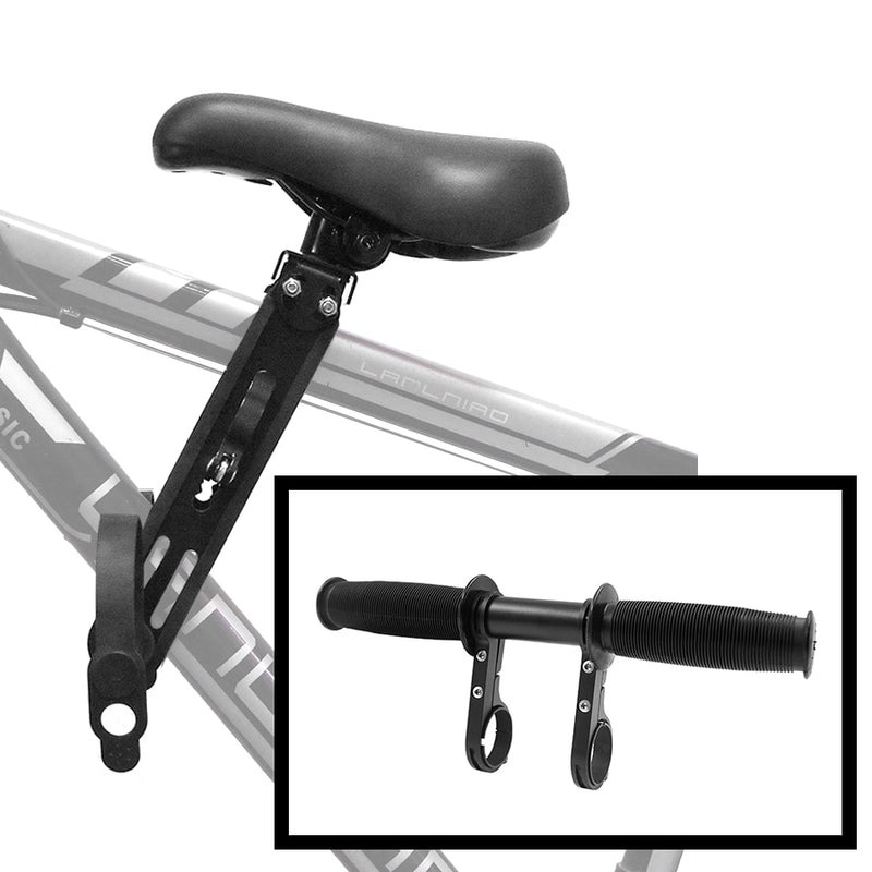 Vorne montierter Kinder-MTB-Fahrradsitz für 2 3 4 5 Jahre verkauft Weiche Kindersitz-Mountainbike-Rahmen Schnellspanner-Kindersattelteile