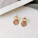 Women Earrings Irregular Geometrical Temperament of Restoring Ancient Ways Round Earrings Earrings Metal Earrings Wholesale 002
