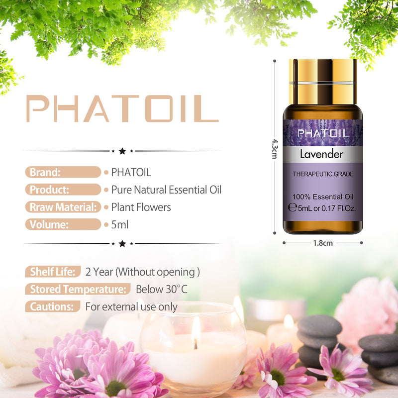 Pure Essential Oils 15pcs Geschenkset Natürliches Pflanzenaroma Ätherisches Öl Diffusor Eukalyptus Vanille Minze Lavendel Rose Teebaumöl