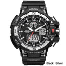 SMAEL Sport Watch Men Big Dial LED Digital Quartz Wrist Watches Men&