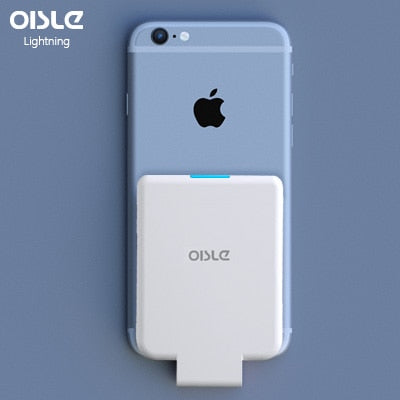 OISLE Mini Back clip battery For iPhone 12 11 X 7 8 6 Plus SE XS MAX XR SE2 Slim Backup External Battery Charger Case Power Bank