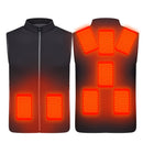 Jacket Heated Vest Warm women USB Heated clothing Electric Heating Jacket fishing trekking Heating Pad Men&