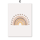 Sunshine Love Number Letter ABC Wall Art Canvas Painting Nordic Posters And Prints Wall Pictures For Kids Room Bedroom Decor