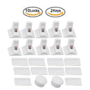 12+3 Pcs Magnetic Child Lock Children Protection Baby Safety Lock Drawer Latch Cabinet Door Lock Limiter Infant Security Locks