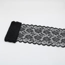 Cinta de encaje elástica de 2 yardas, adorno de flores, bordado de 150MM de ancho, adornos de tela de encaje africano para vestido de boda, manualidades de costura Diy