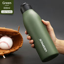 New Stainless Steel Water Bottle With Straw Direct Drinking 2 Lids Vacuum Flasks Insulated Travel Portable Thermal Climb Thermos