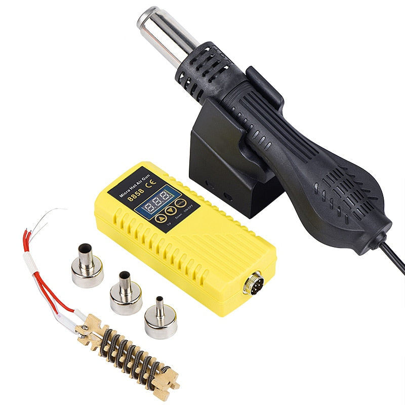 JCD Hot air gun 8858 Micro Rework soldering station LED Digital Hair dryer for soldering 750W Heat Gun welding repair tools