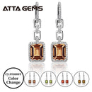 Zultanite Sterling Silver Drop Earring 925 Jewelry for Women Business Occassion Created Zultanite Color Change Classic Style