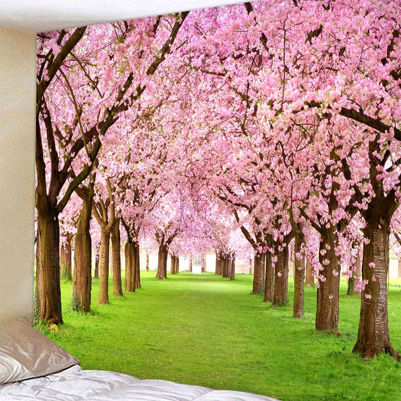 Plant Flower Wall Tapestry Wall Hanging Large Size Wall Tapestry Cheap Hippie Boho Wall Tapestries Mandala Fabric