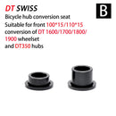 DT SWISS FreeHub dt240 350 1700 Caps MTB Bicycle Hubs Converters Mountain Bike End  Adapter QR Or THRU  Adaptor HG/XD/MS BOOST
