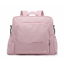Soboba Waterproof Pink Diaper Bag for Baby Care Multi-functional Large Capacity Diaper Backpack Travelling Bag with 2 Straps