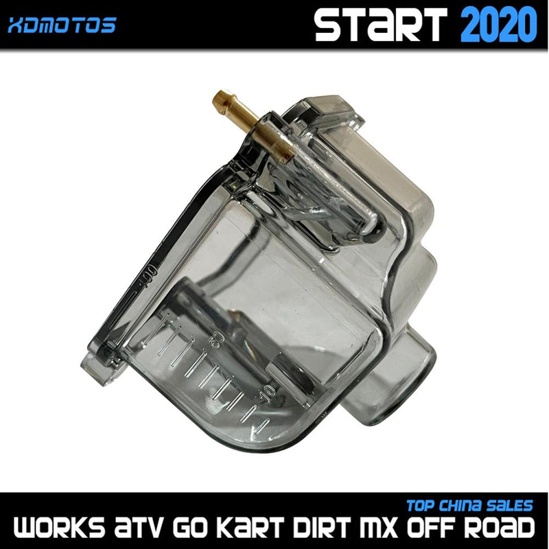 PWK Motorrad Vergaser Klarer Boden Transparente Schwimmerschale Oli Cap Für K.EIHI.N PWK KSR EVO OKO KO.SO Carb 21 26 28-34mm