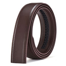 HIDUP Good Quality Real Genuine Leather Automatic Model Belt for Men Blue Colour Strap Only Without Buckle 3.5cm Width LUWJ17