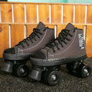 New Style Patines Adult Double-Row Roller Skates Four-Sheel  Adult Men Women Outdoor Roller Shoes