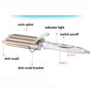 Kemei Professional Curling Iron Ceramic Triple Barrel Hair style Hair Waver Styling Tools 110-220V Hair Curler Electric Curling