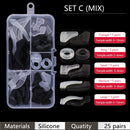 COLOUR_MAX Eyeglass Retainer Glasses Sunglasses Slip Sets Anti Slip Silicone Ear Hook