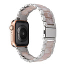 Resin Stainless Steel Strap Watchband for apple watch 5 band 44mm iwatch 42mm Series 5 4 3 2 Wrist Accessories loop 40m bracelet