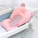 Baby Bath Cushion Portable Newborn Bath Anti-Slip Cushion Seat Infant Floating Bather Bathtub Pad Shower Support Mat Security