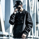 11 BYBB'S DARK Baseball Jacken Mantel Herren Cargo Bomber Mantel Streetwear Multi Pockets Taktische Funktion Harajuku Windbreaker Herren