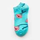 Calcetines invisibles de algodón para verano, calcetines antideslizantes para hombre y mujer, calcetín corto de corte bajo, pantuflas felices, divertidos calcetines para perros con animales de cerveza para hombre