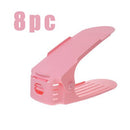 16pcs Durable Adjustable Shoe Organizer Footwear Support Slot Space Saving Cabinet Closet Stand Shoes Storage Rack Shoebox