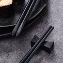 5 Pairs/Set Japanese Style Alloy Chopsticks With Gift Box Non-slip Mildew Proof Sushi Food Chop Sticks Reusable Kitchen Tools