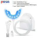 Efficient Cold Blue Light LED Tooth Whitening Kit Dental Instrument Iine Phone Interfaces 4 Ports Included 1 pcs Teeth Gel