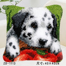 Animal Series Exquisite Coarse Wool Cross Stitch Carpet Embroidery 3D Segment Embroidery Pillow DIY Handmade Material Package