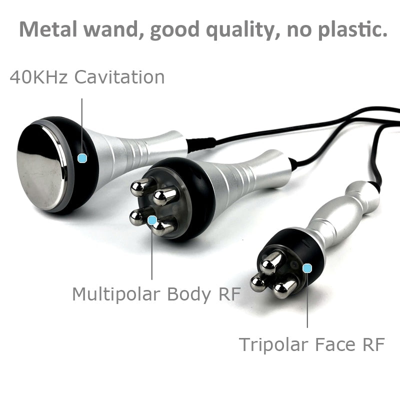 Metallstab 40KHz Kavitations-Körper-Schlankheits-Maschine RF-Gesichtshaut-anhebende Ultraschall-Gewichtsverlust-Schönheits-Maschine für Hauptsalon