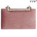 Bolso de mano de franela, bolso elegante de lujo para mujer, bolsos de hombro, bolso de fiesta de boda para mujer, bolsos de mano de noche, bolsa femenina