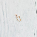 925 Silver Fake Piercing Nose Ring Boho Septum Ring  Handmade Gold Filled Faux Septum Jewelry  Ring Punk Hoop Jewelry