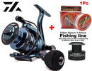 Double Spool Spinning Fishing Reel Metal Arm l Fishing Reels Saltwater Carp Feeder Baitcast Casting Reel