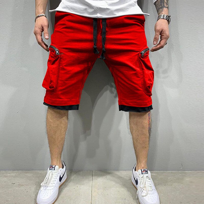 Men Knee-length Cotton Shorts Men&