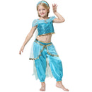 Film Mädchen Kind Sommer Jasmin Prinzessin Tanzkleid Kinder Aladdin Halloween Party Performance Kostüm Top Rock Hose Set