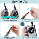 Nail Drill Machine 35000 RPM Rechargeable Nail Gel Polisher for Manicure Machine Electric Nail Drill With Full LCD Display