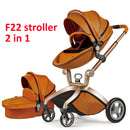 Baby Stroller 3 in 1,Hot Mom travel system High Land-scape stroller with bassinet  Folding Carriage for Newborns baby,F22