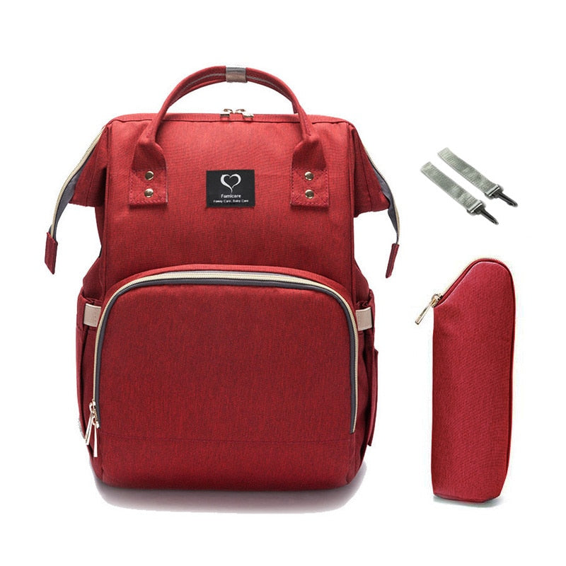 Bolsa de maternidad, mochila para pañales de bebé, bolsas para cochecito, USB de gran capacidad, bolsas de pañales impermeables, Kits, bolso de viaje para mamás, bolso de lactancia