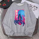 2022 Demon Slayer Japón Anime hombres Hoody otoño nueva moda sudadera Harajuku polar pulóveres personalidad cuello redondo hombres sudaderas