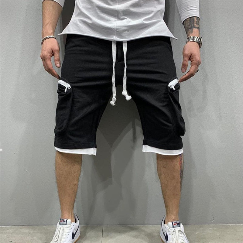 Men Knee-length Cotton Shorts Men&