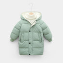 OLEKID 2023 Autumn Winter Children Boys Jacket Hooded Down Cotton Thick Warm Girls Parka 1-10 Years Kids Baby Outerwear Coat
