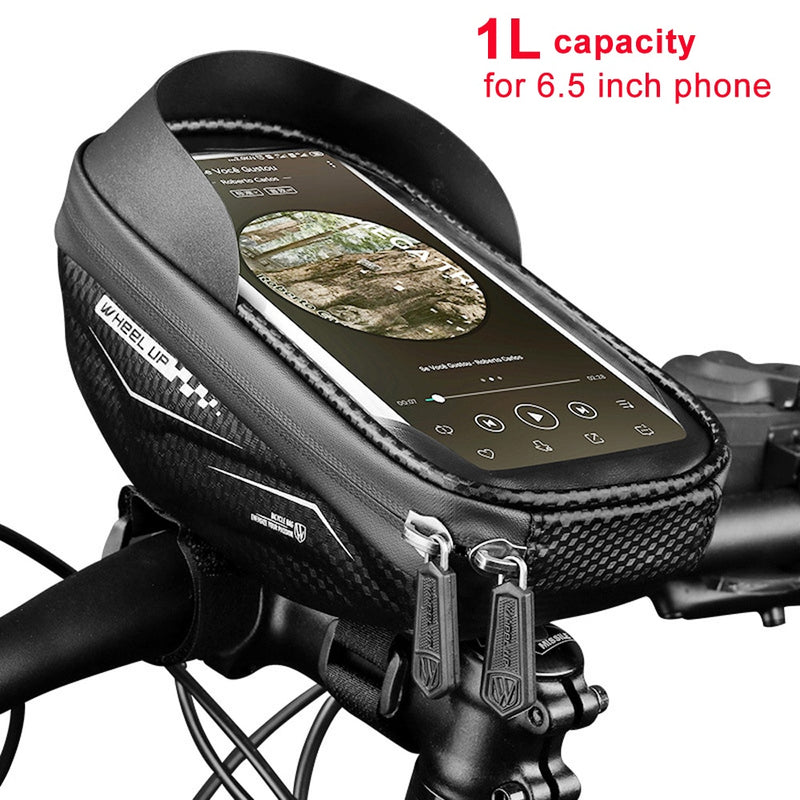 Bike Bag Frame Front Top Tube Cycling Bag Reflective Waterproof 7.0in Phone Case Touchscreen Bag MTB Pack Bicycle Accessories